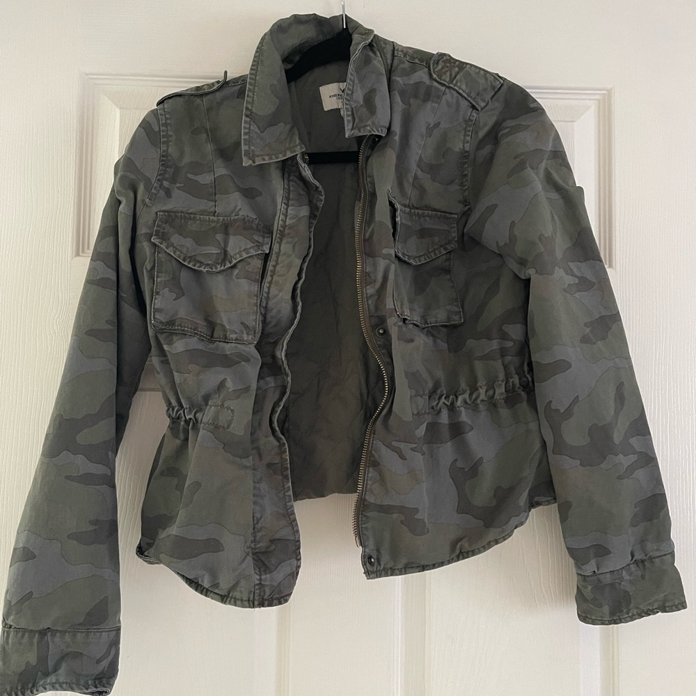 American Eagle Camp Bomber Jacket - image 1